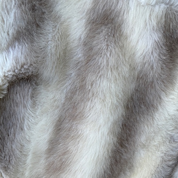 Vintage Faux Fur & Knit Oversized Jacket Size M/L - Picture 11 of 12